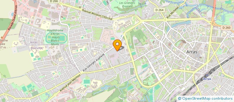 localisation de l'entreprise MALOPHI à ARRAS