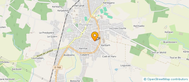 localisation de l'entreprise MALORIE  PLUVIGNER