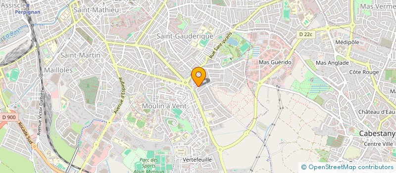 localisation de l'entreprise MALORINE  PERPIGNAN