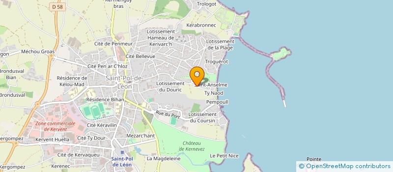 localisation de l'entreprise MALOROFF à SAINT-POL-DE-LEON