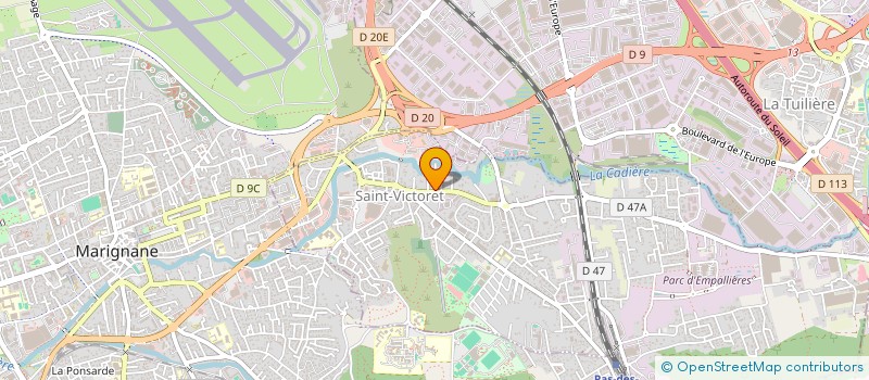 localisation de l'entreprise MALORY  SAINT-VICTORET