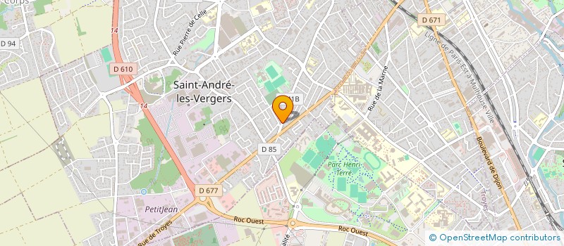 localisation de l'entreprise MALOS à SAINT-ANDRE-LES-VERGERS