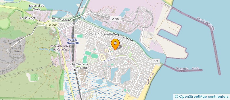 localisation de l'entreprise MALOSSE & OUSTRIC  PORT-LA-NOUVELLE