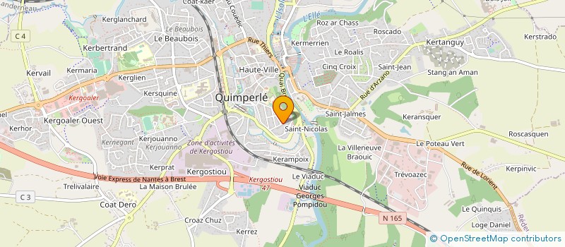 localisation de l'entreprise MALOTINO  QUIMPERLE