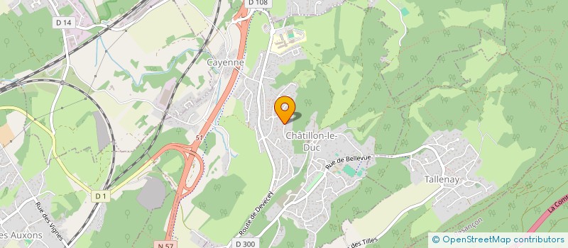 localisation de l'entreprise MALOU 2  CHATILLON-LE-DUC