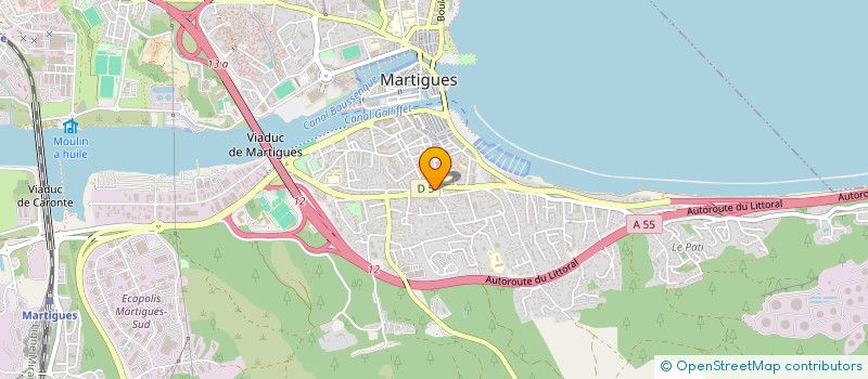 localisation de l'entreprise MALOU  MARTIGUES