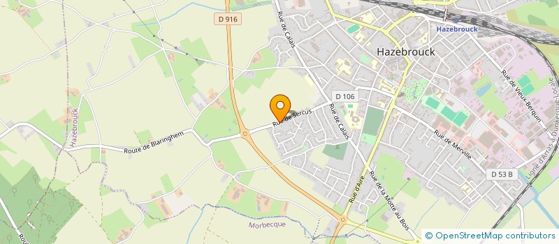 localisation de l'entreprise MALOU  HAZEBROUCK