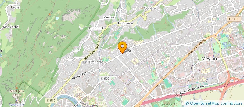 localisation de l'entreprise MALOU  CORENC