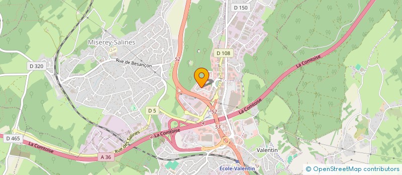 localisation de l'entreprise MALOU  MISEREY-SALINES