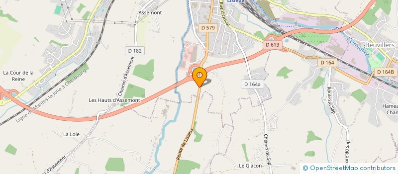 localisation de l'entreprise MALOU  LISIEUX