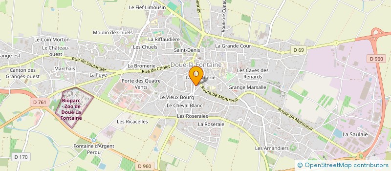 localisation de l'entreprise MALOU  DOUE-EN-ANJOU