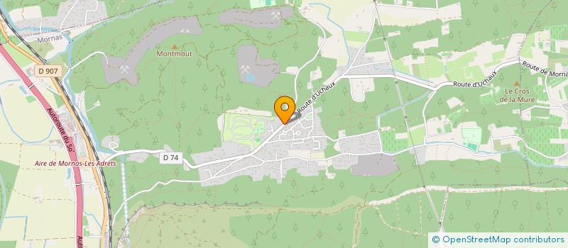 localisation de l'entreprise MALOU  MORNAS