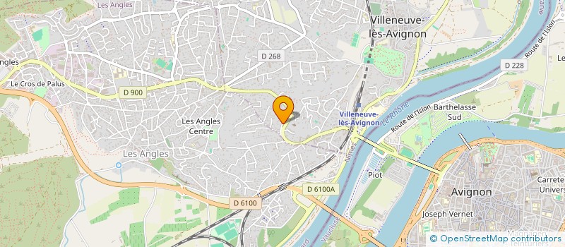 localisation de l'entreprise MALOU  VILLENEUVE-LES-AVIGNON