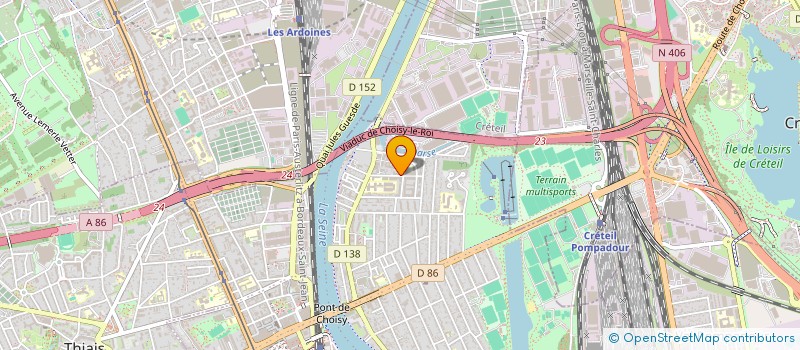 localisation de l'entreprise MALOU 94 à CHOISY-LE-ROI