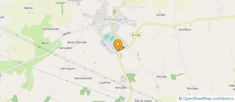 localisation de l'entreprise MALOU  PLUMERGAT