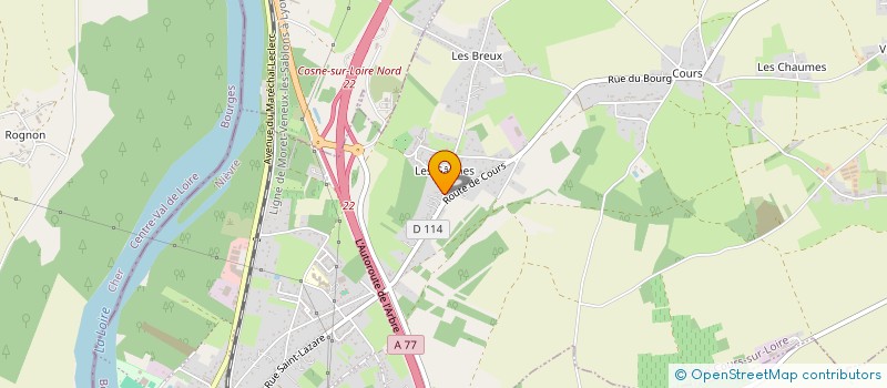 localisation de l'entreprise MALOU à COSNE-COURS-SUR-LOIRE