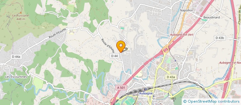 localisation de l'entreprise MALOU  AUBAGNE