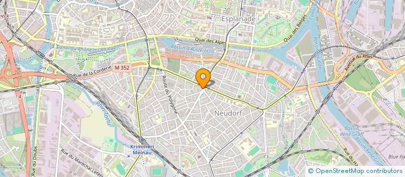 localisation de l'entreprise MALOU DISTRIBUTION à STRASBOURG