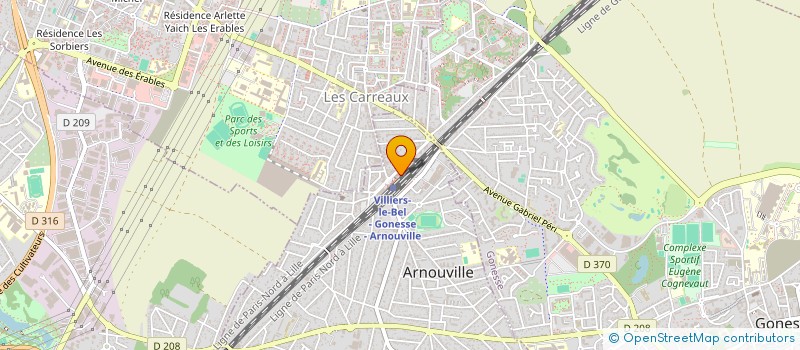 localisation de l'entreprise MALOU RECONNAISSANCE A LA VIE DOM-TOM à ARNOUVILLE
