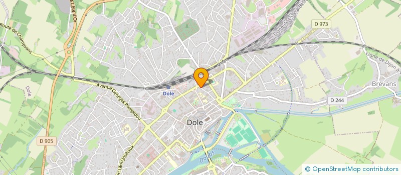 localisation de l'entreprise MALOUAR à DOLE