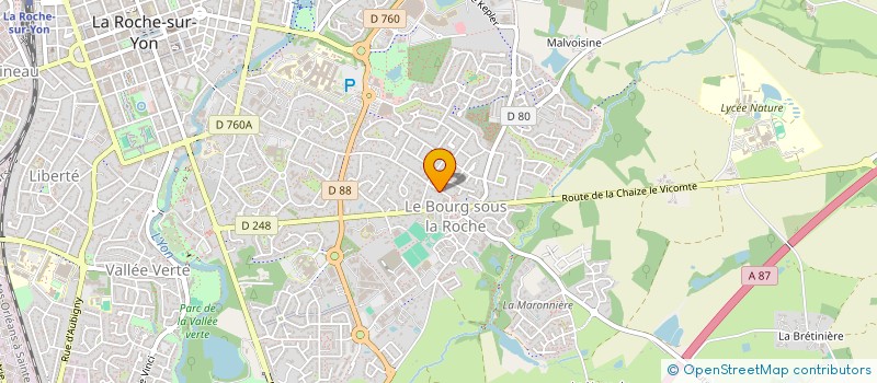 localisation de l'entreprise MALOUBA  LA ROCHE-SUR-YON