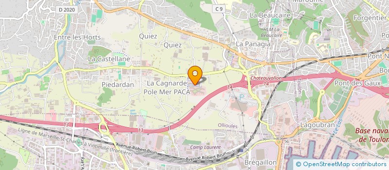 localisation de l'entreprise MALOUBE  OLLIOULES