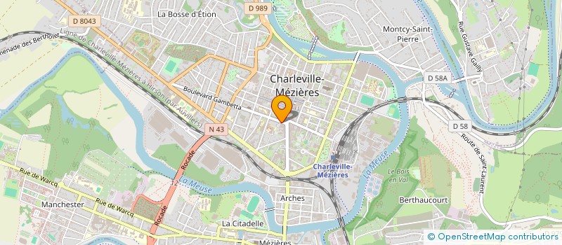 localisation de l'entreprise MALOUBRIJE à CHARLEVILLE-MEZIERES
