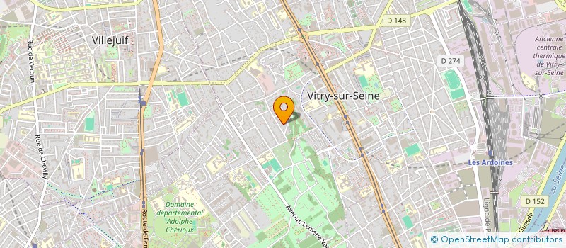 localisation de l'entreprise MALOUCHESA à VITRY-SUR-SEINE