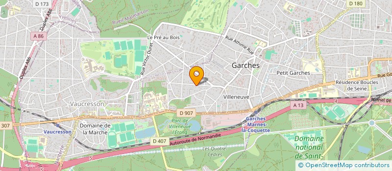 localisation de l'entreprise MALOUETTE à GARCHES