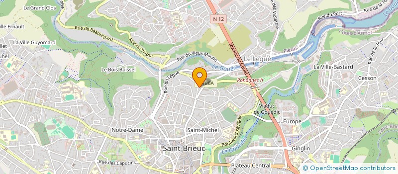 localisation de l'entreprise MALOUEVE à SAINT-BRIEUC