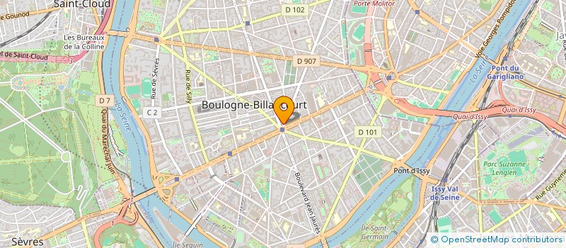 localisation de l'entreprise MALOUIG à BOULOGNE-BILLANCOURT