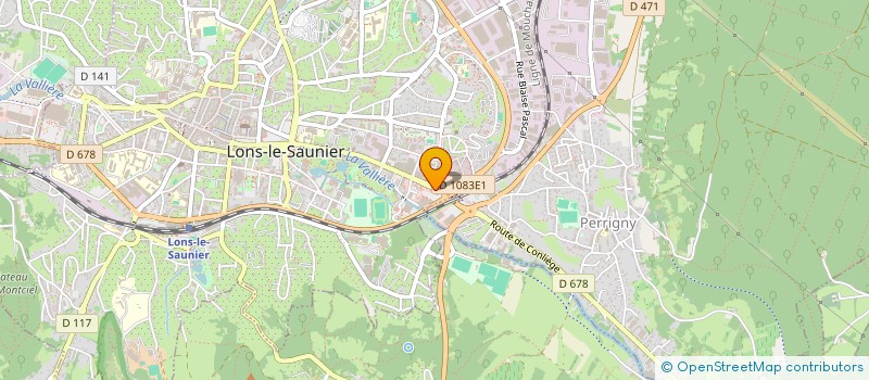 localisation de l'entreprise MALOULA à LONS-LE-SAUNIER