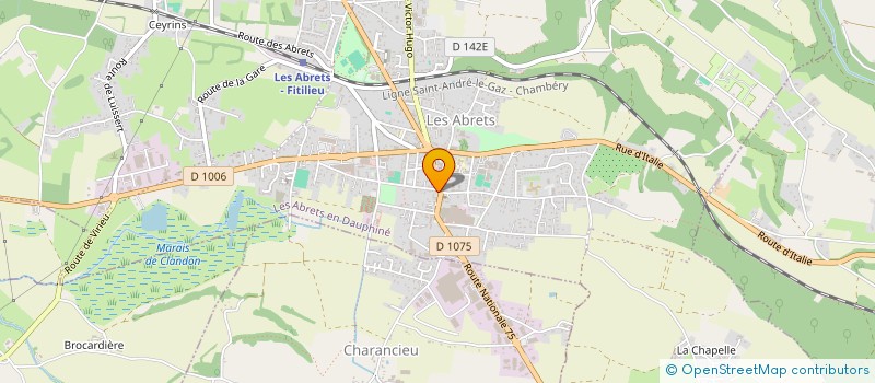 localisation de l'entreprise MALOUMY  LES ABRETS EN DAUPHINE