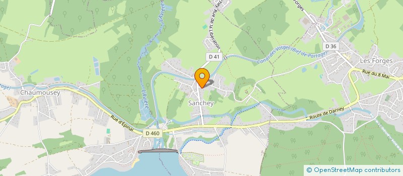 localisation de l'entreprise MALOUX  SANCHEY