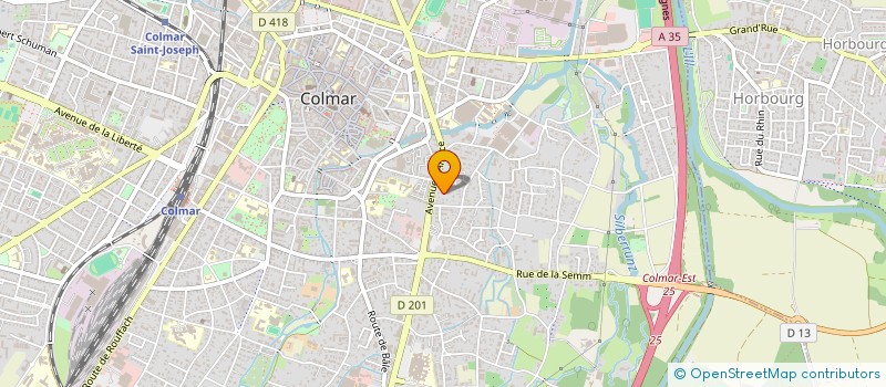 localisation de l'entreprise MALOVICH  COLMAR