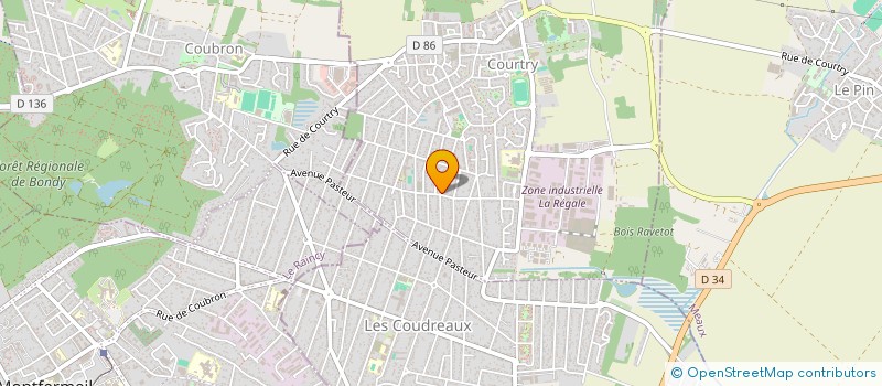 localisation de l'entreprise MALOVYN  COURTRY