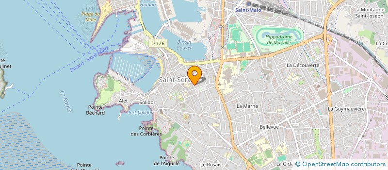 localisation de l'entreprise MALOWIN  SAINT-MALO