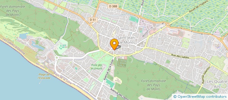 localisation de l'entreprise MALOYA  SAINT-JEAN-DE-MONTS