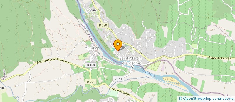 localisation de l'entreprise MALP  SAINT-MARTIN-D'ARDECHE