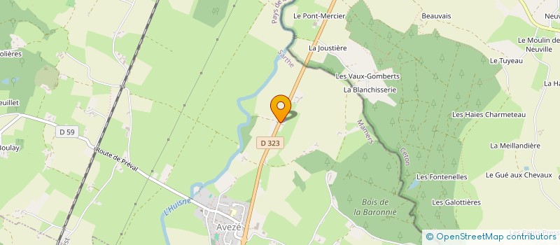 localisation de l'entreprise MALPA  CHERRE-AU