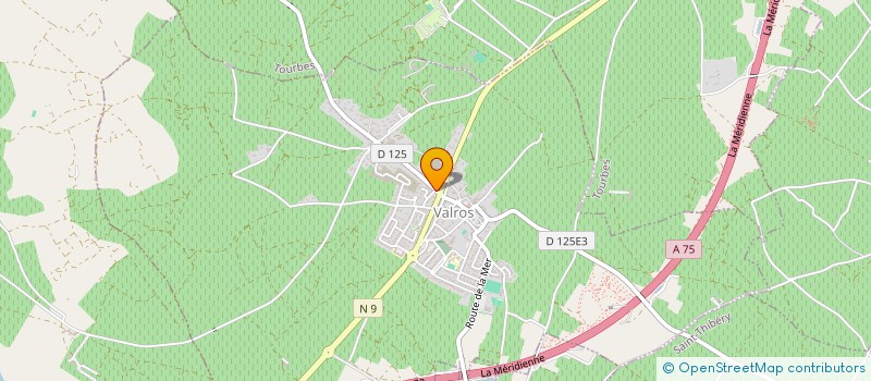 localisation de l'entreprise MALPAS  VALROS