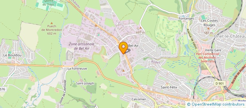 localisation de l'entreprise MALRIEU DISTRIBUTION à RODEZ