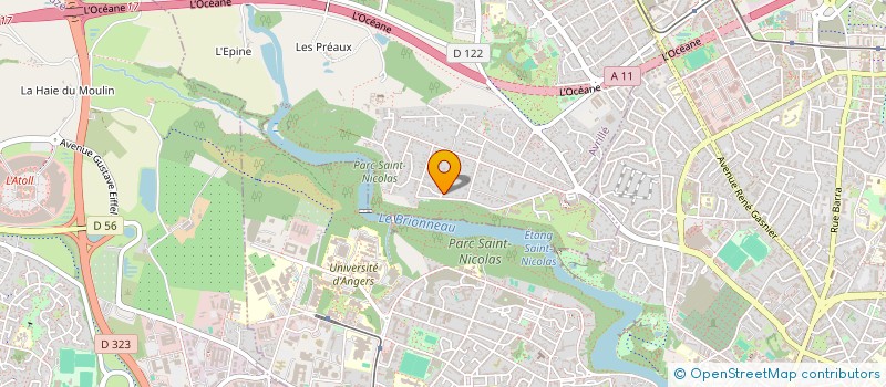 localisation de l'entreprise MALRIK à AVRILLE