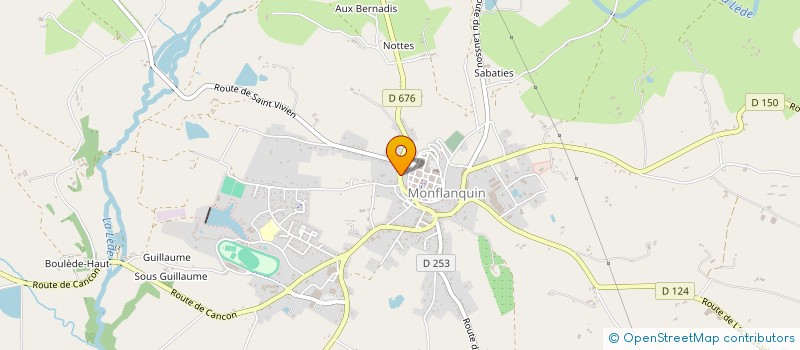 localisation de l'entreprise MALRO  MONFLANQUIN