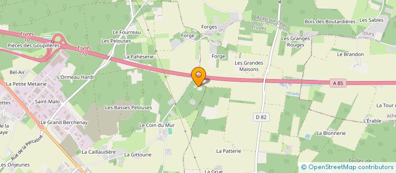 localisation de l'entreprise MALSAD CORMERY  ESVRES