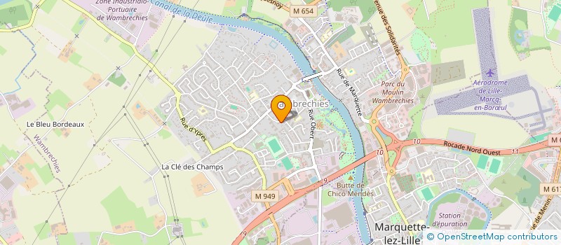 localisation de l'entreprise MALSENCE  WAMBRECHIES