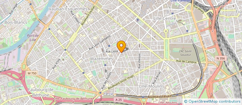 localisation de l'entreprise MALSICOM à LILLE