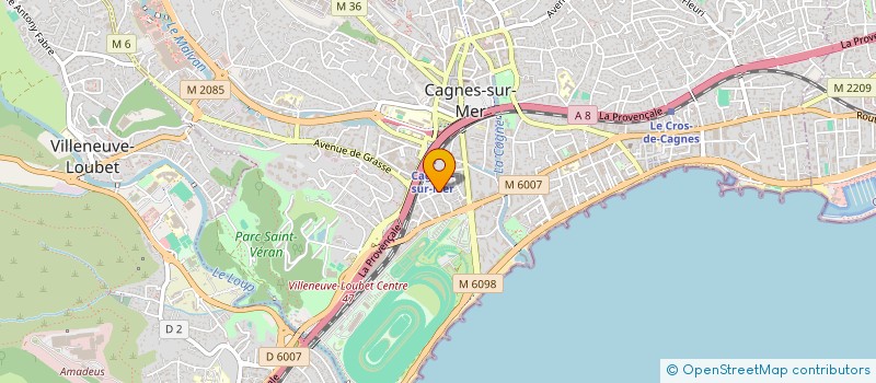 localisation de l'entreprise MALSON à CAGNES-SUR-MER