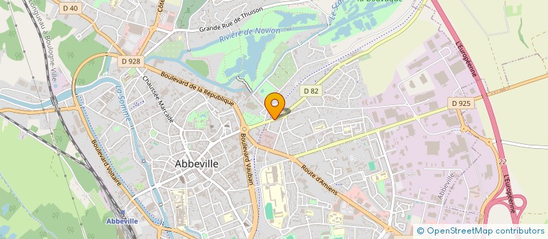 localisation de l'entreprise MALT 18 à ABBEVILLE