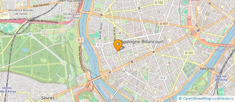 localisation de l'entreprise MALT  BOULOGNE-BILLANCOURT